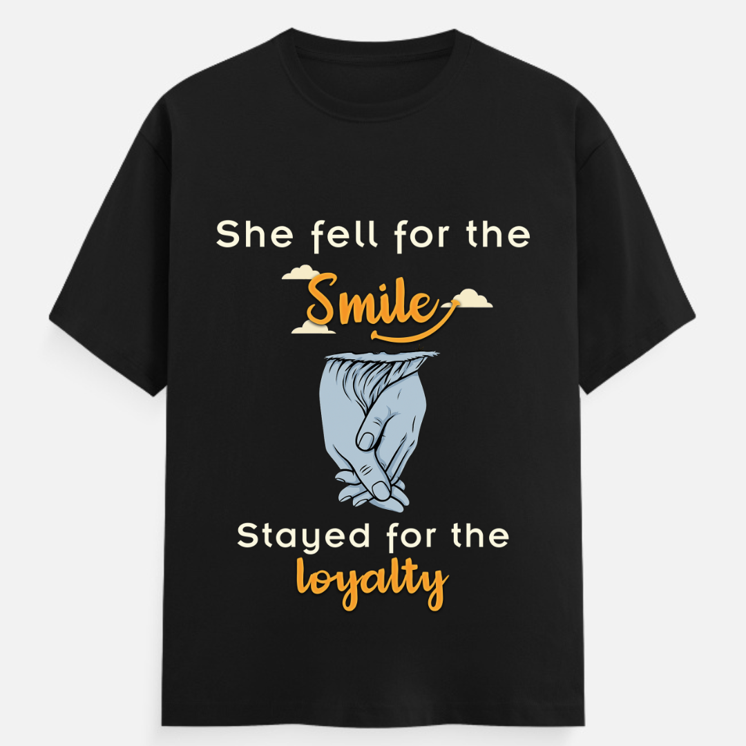 Smile - Loyalty | Minimal Romantic T-Shirt