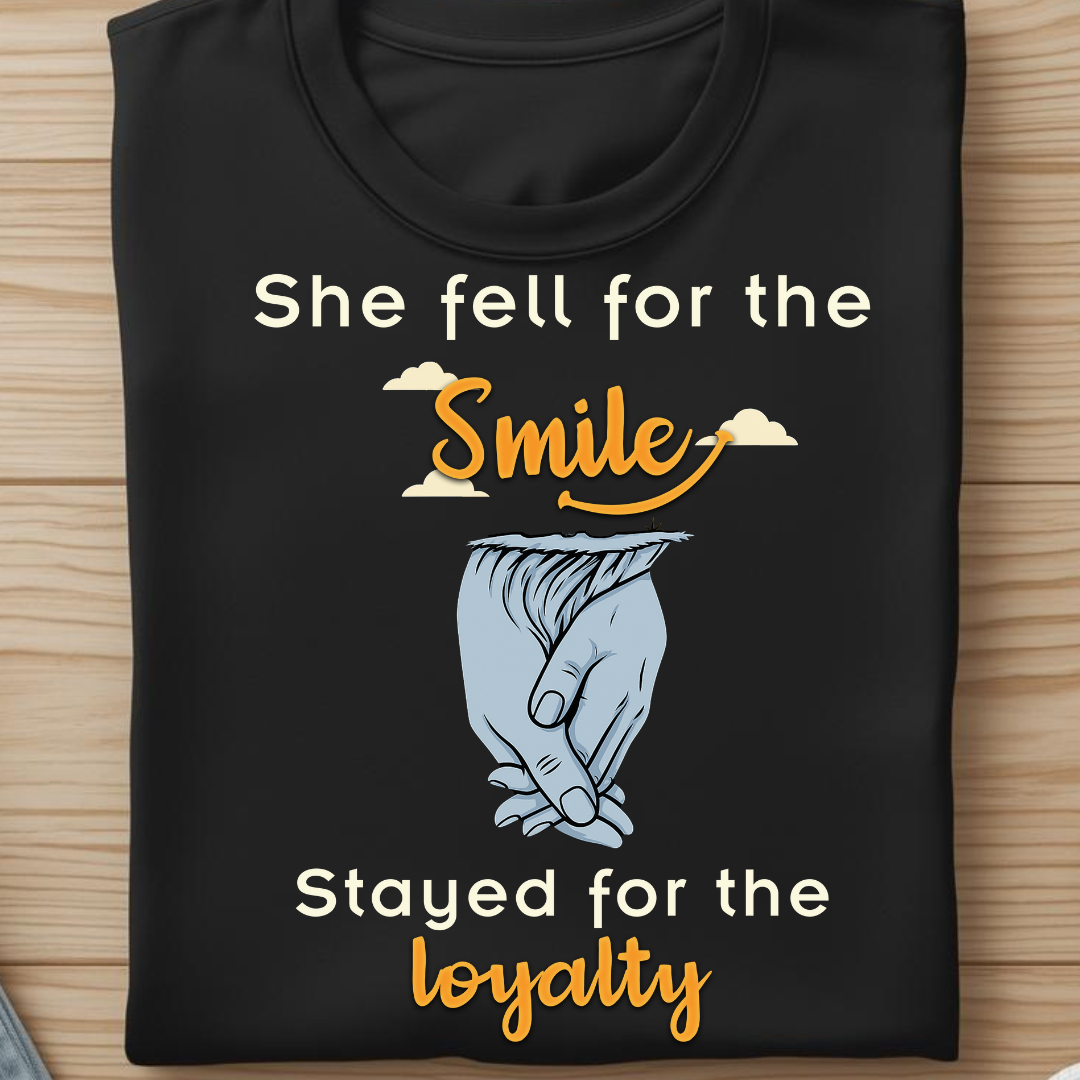 Smile - Loyalty | Minimal Romantic T-Shirt