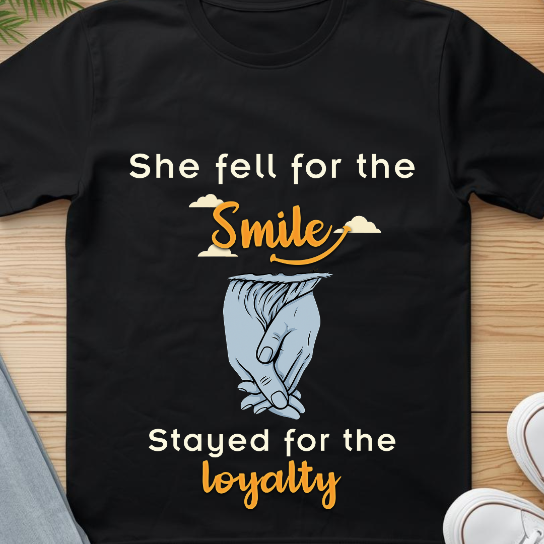 Smile - Loyalty | Minimal Romantic T-Shirt