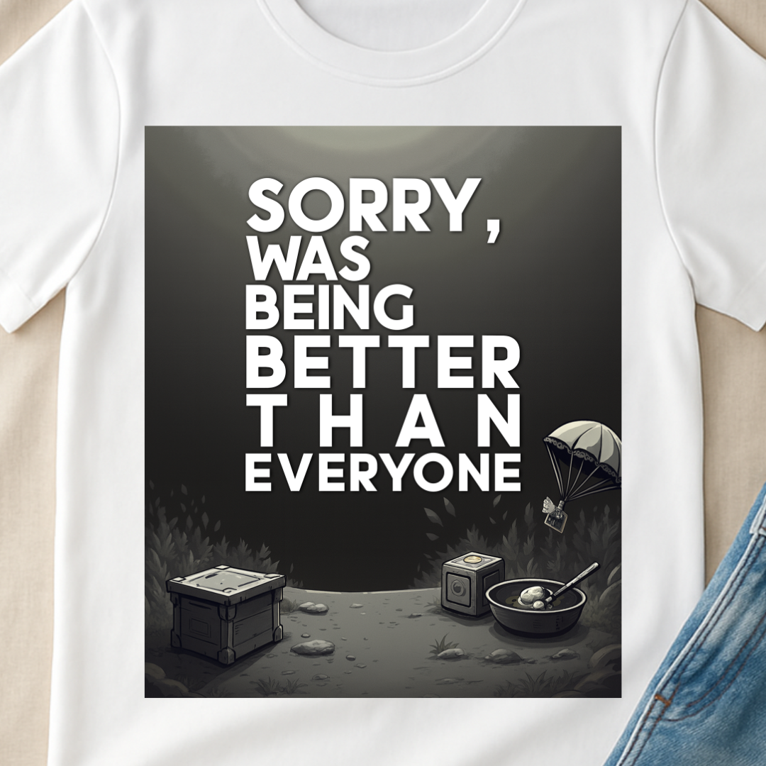 Sorry | Minimal Gaming T-Shirt