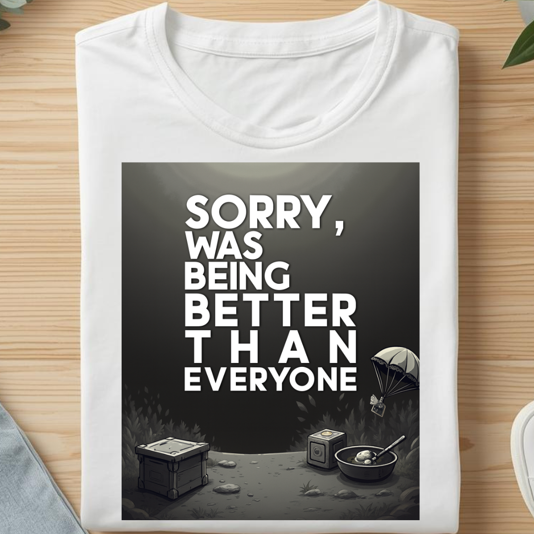 Sorry | Minimal Gaming T-Shirt