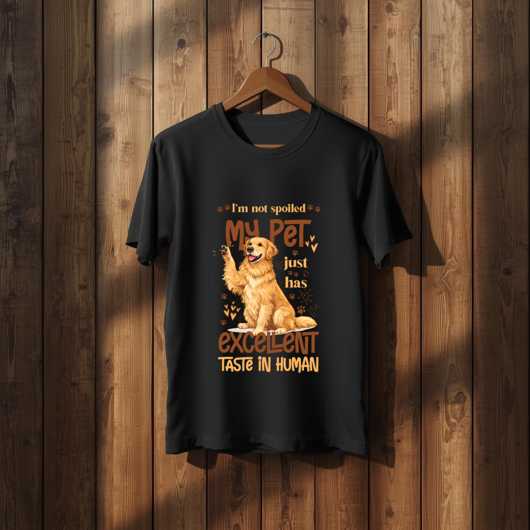 Excellent Taste || Minimal Black T-Shirt