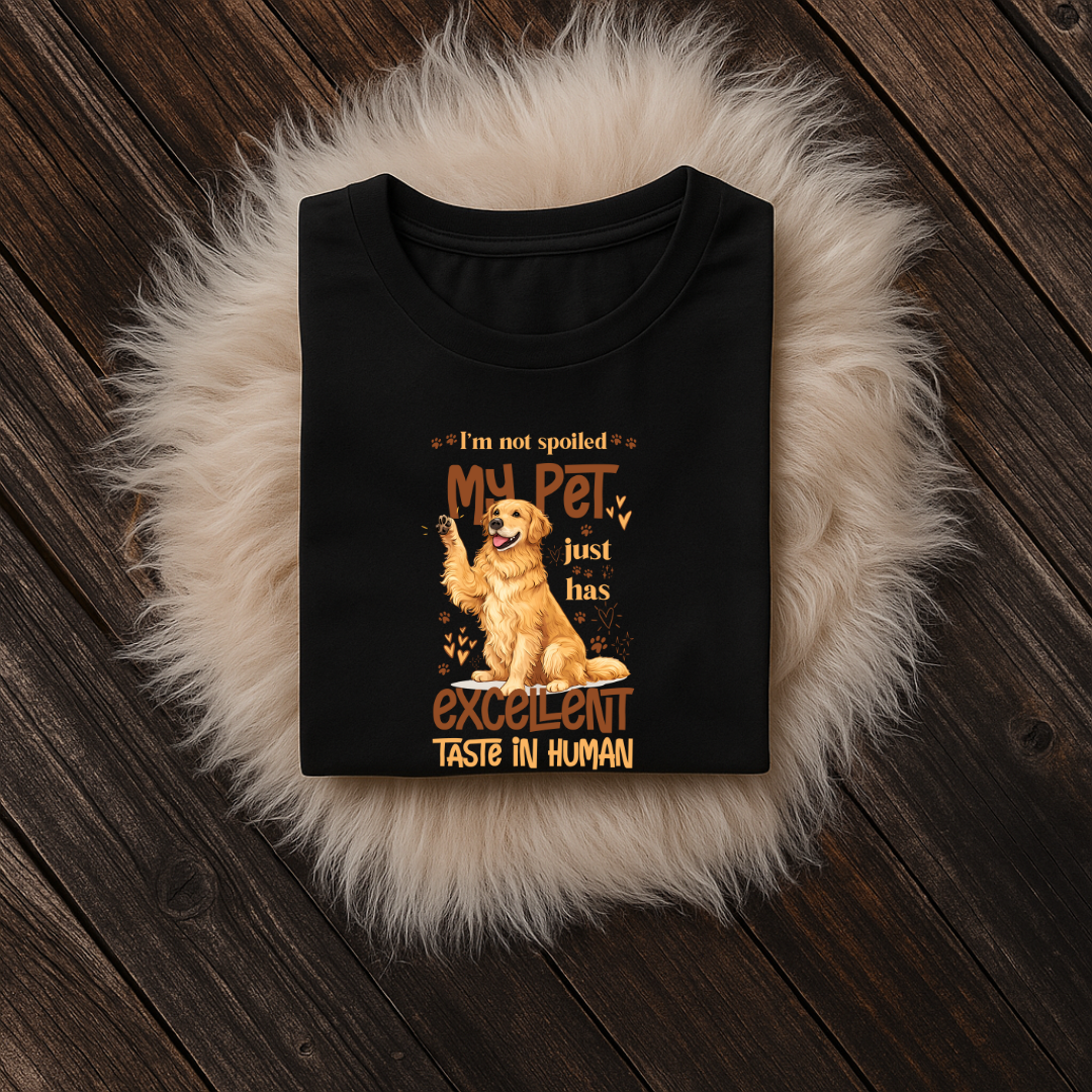 Excellent Taste || Minimal Black T-Shirt