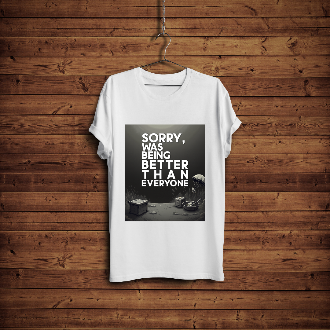 Sorry || Minimal Gaming T-Shirt