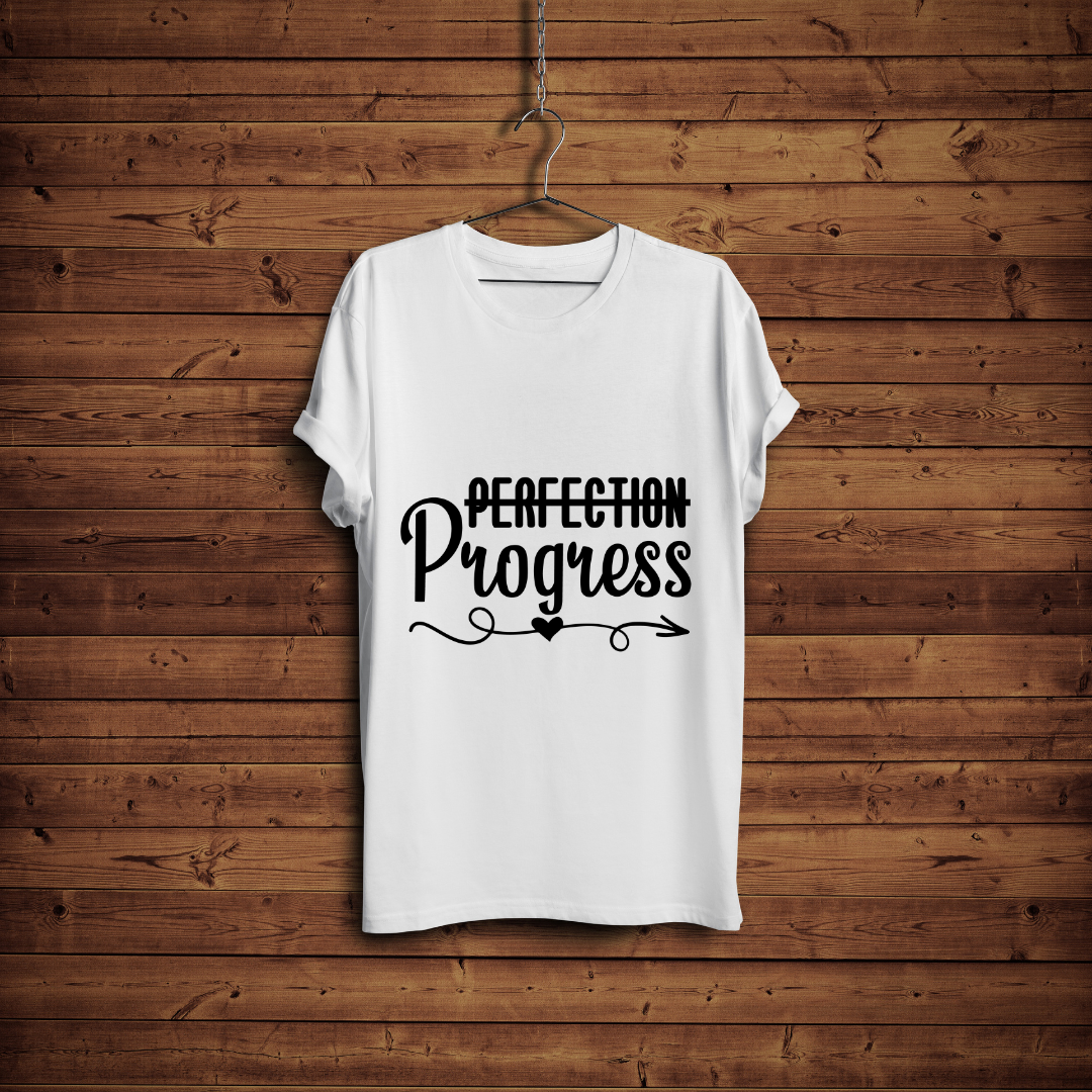 Perfection || Minimal White T-Shirt